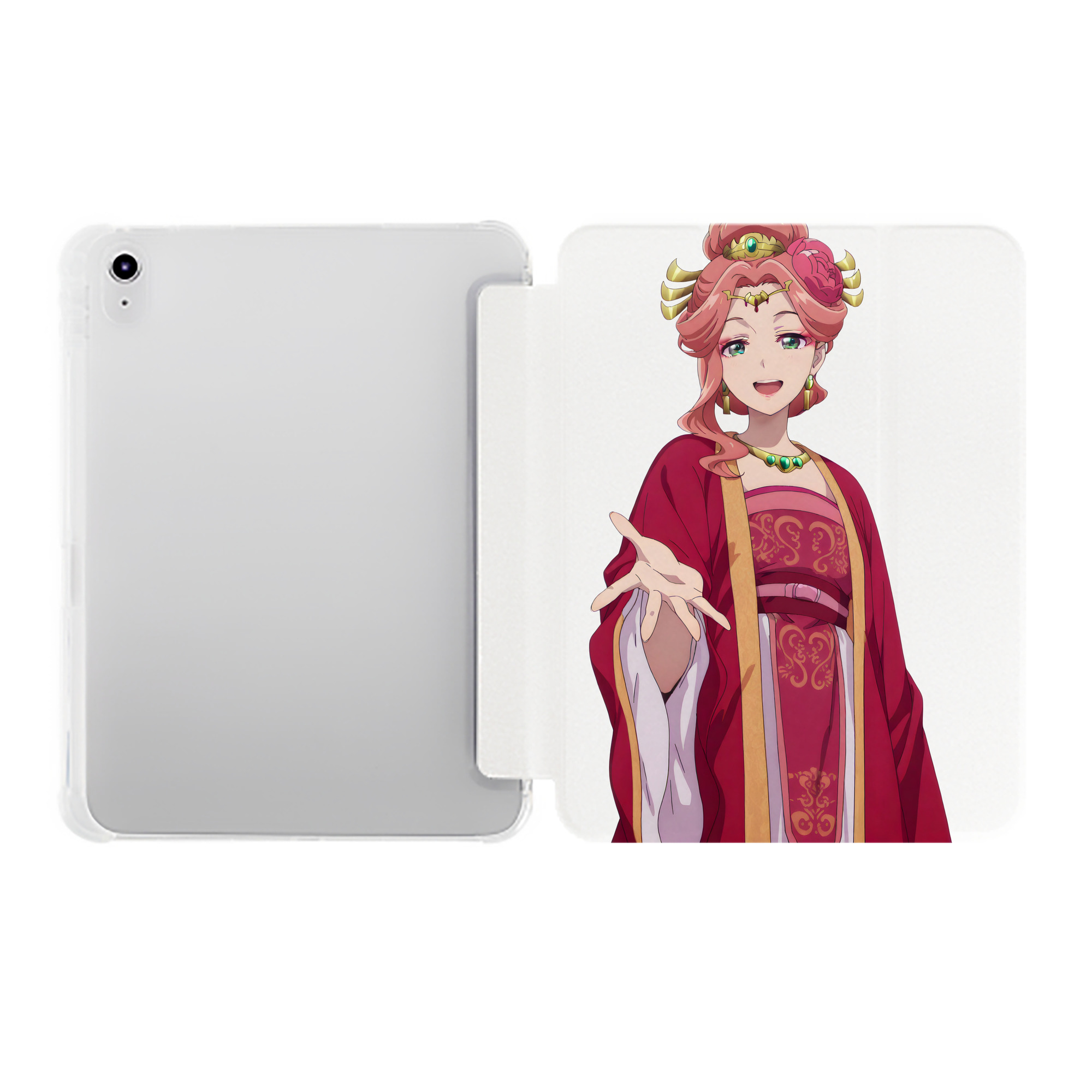 （画像用） 薬屋のひとりごと The Apothecary Diaries IPad ケース ペン収納付き 三つ折りスタンド PUレザー×シリコン 対応機種9.5/10.5/10.9インチ